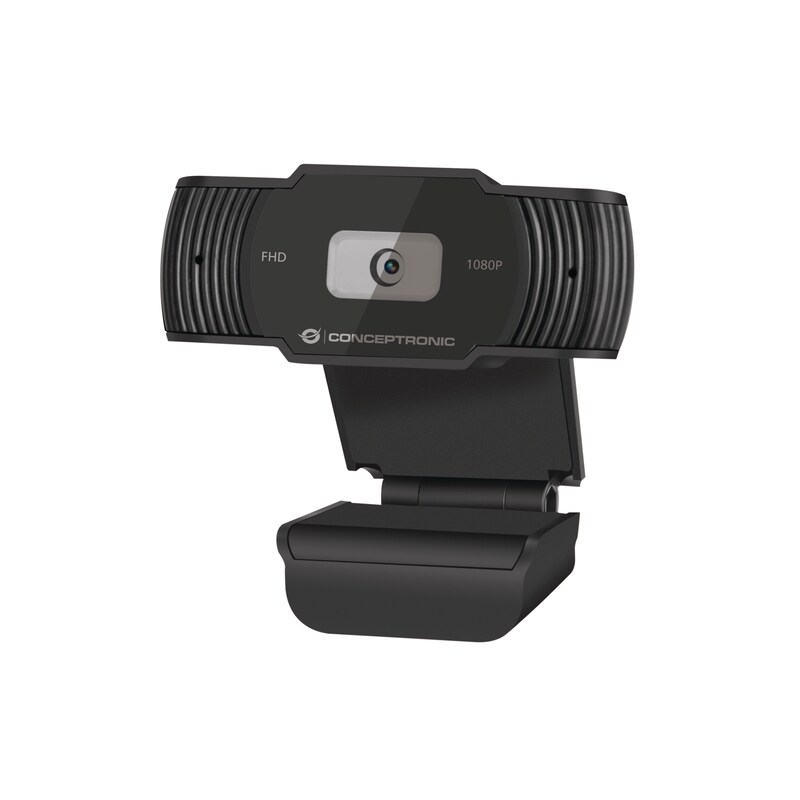 CONCEPTRONIC AMDIS04B 1080P FullHD Webcam mit Mikrofon