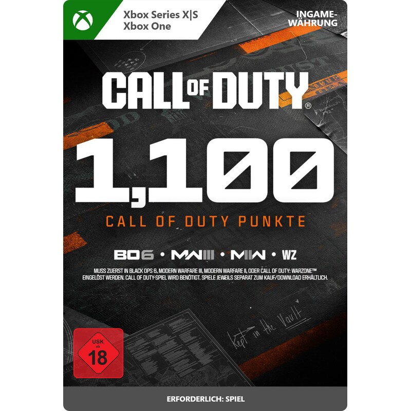 Call of Duty Points 1,100 - XBox - Digital Code