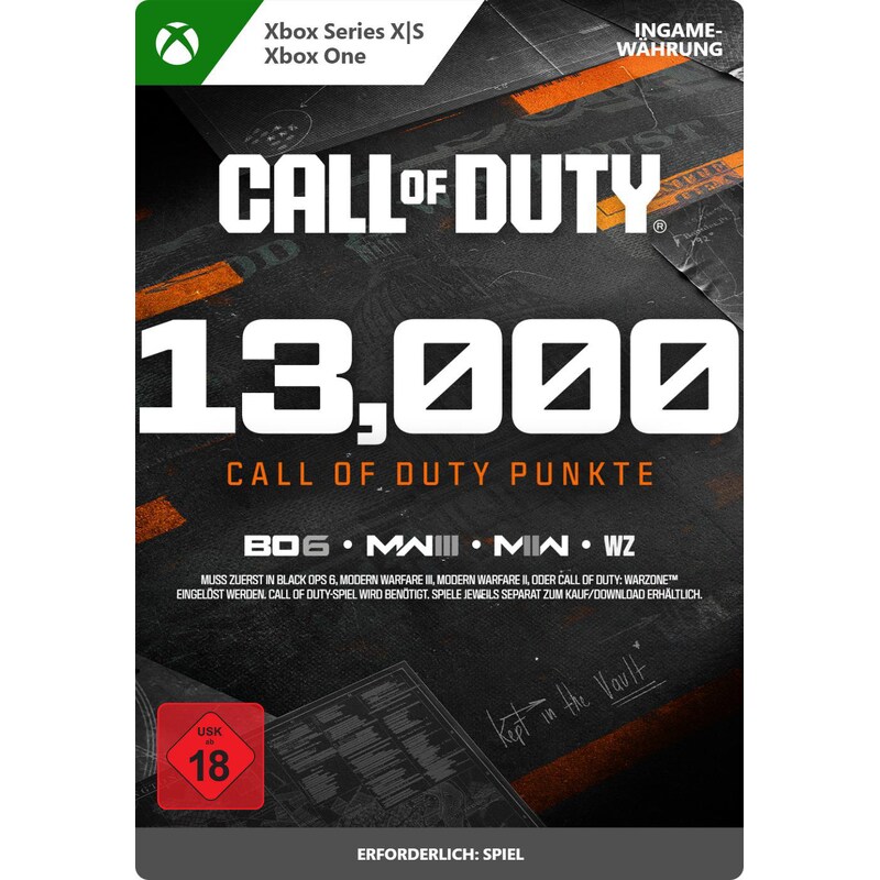 Call of Duty Points 13,000 - XBox - Digital Code