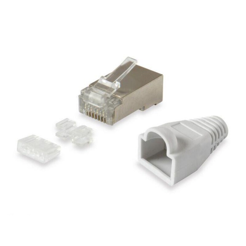 EQUIP 121181 Cat.6 RJ45 Steckersatz geschirmt