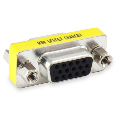 equip  124321 HD15 VGA Gender Changer Coupler Buchse auf Buchse | 04015867214213