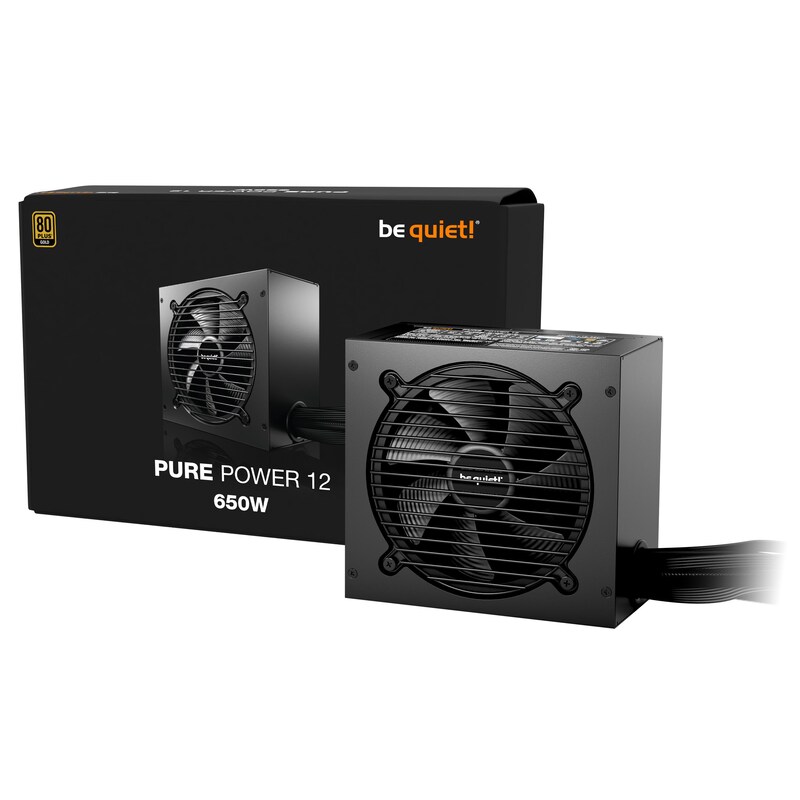 Bis günstig Kaufen-be quiet! Pure Power 12 650 Watt Netzteil 80+ Gold ATX 3.1 PCIe 5.1. be quiet! Pure Power 12 650 Watt Netzteil 80+ Gold ATX 3.1 PCIe 5.1 <![CDATA[• 650 Watt, Hervorragende Effizienz (bis zu 92,9%) • PCIe 5.1, ATX 3.1 • Silence-optimized be quiet! Lüfter -