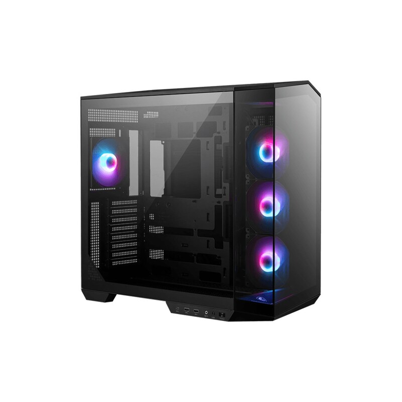 MSI MAG Pano 100R PZ Midi Tower Gaming Gehäuse, Seitenfenster, Schwarz