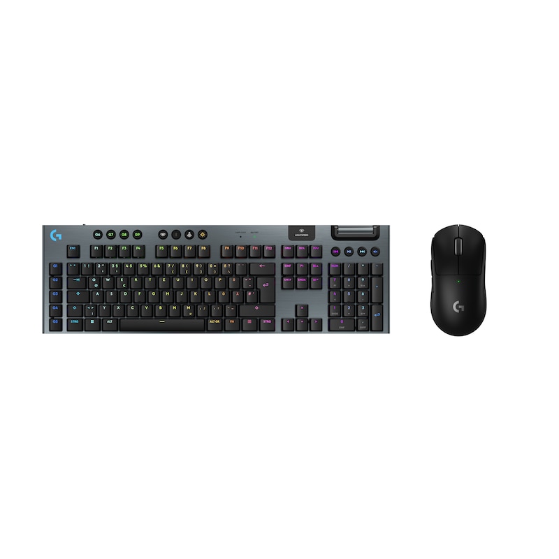 PE 1 günstig Kaufen-Logitech G915 X LIGHTSPEED Clicky-Switches, Schwarz + Pro X Superlight 2 Maus - Kabellose Gaming Combo. Logitech G915 X LIGHTSPEED Clicky-Switches, Schwarz + Pro X Superlight 2 Maus - Kabellose Gaming Combo <![CDATA[• G915 X LIGHTSPEED kabellose Low-Profi