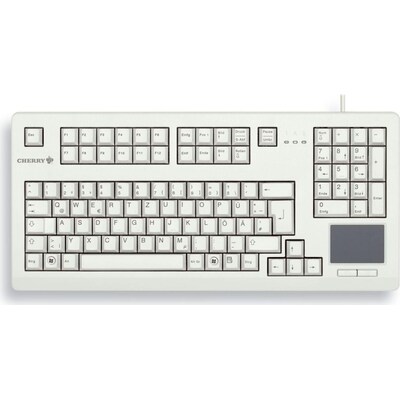 Cherry G80-11900 Touchboard Kabelgebundene Tastatur Hellgrau