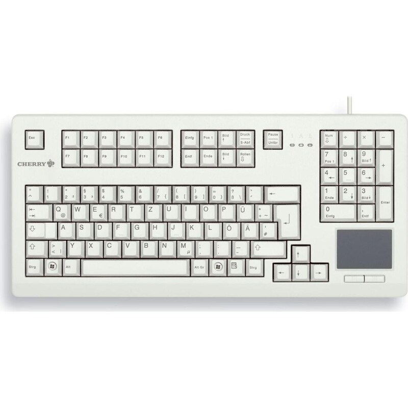 Cherry G80-11900 Touchboard Kabelgebundene Tastatur Hellgrau