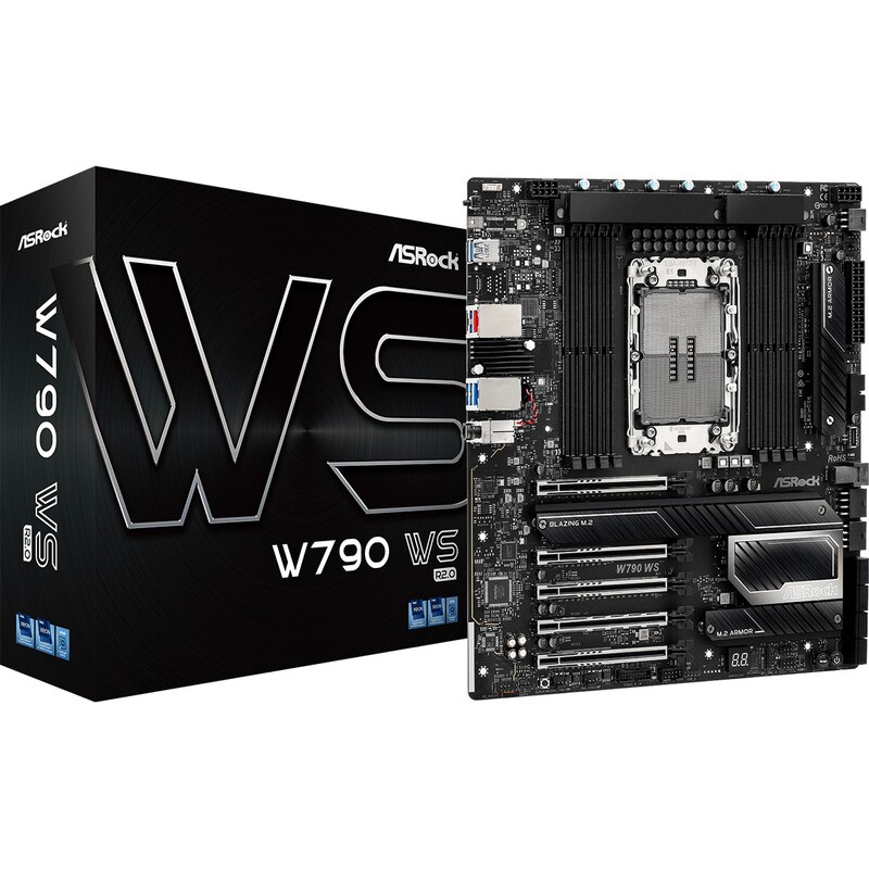 ASRock W790 WS R2.0 E-ATX Server Mainboard mit Intel Sockel 4677