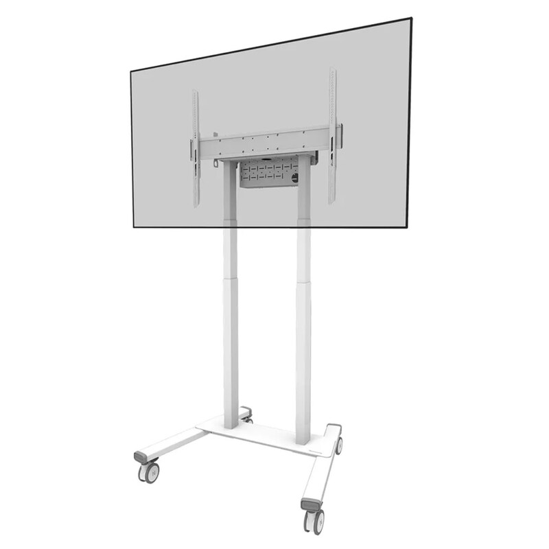 Neomounts FL55-875WH1 motorisierter Bodenständer für 55-100" Bildschirme - Weiß