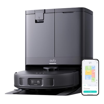 eufy Clean X10 Pro Omni Saugroboter mit Wischfunktion, Reinigungsstation, 8.000Pa