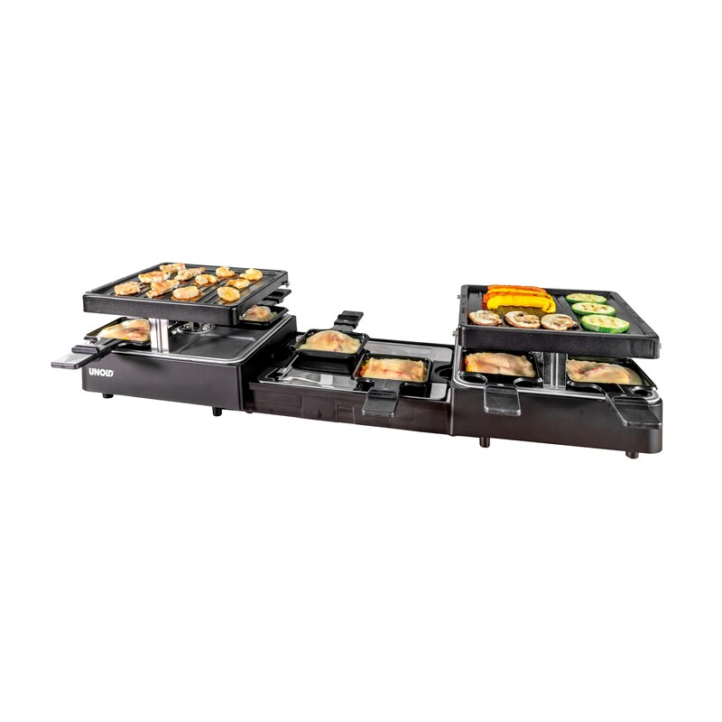 Unold 48755 Raclette Extandable 1.300 Watt schwarz