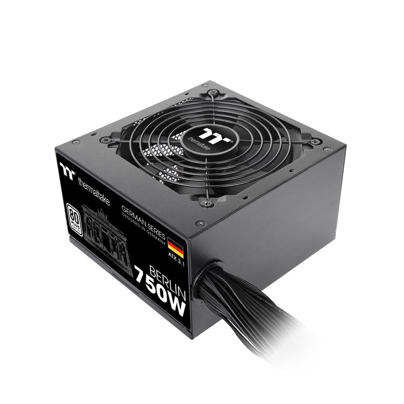 Berlin 12 günstig Kaufen-Thermaltake Berlin 750W ATX3.1 Netzteil 80+ (120mm Lüfter). Thermaltake Berlin 750W ATX3.1 Netzteil 80+ (120mm Lüfter) <![CDATA[• Ultra-leise im Betrieb, mit geregeltem 12cm Lüfter • Vollständige Kompatibilität mit ATX 3.1 Spezifikationen • Biet