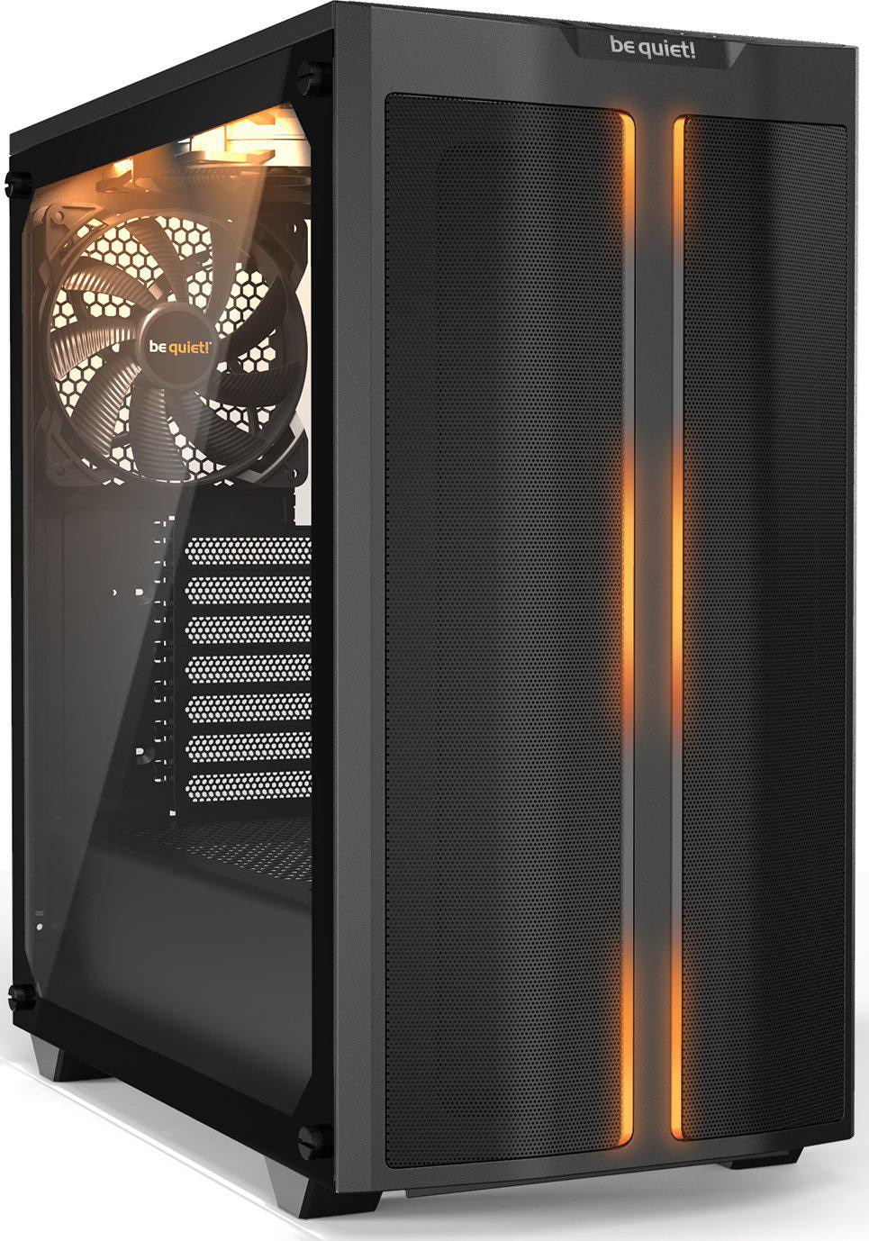 be quiet! Pure Base 500 Gaming PC Gehäuse Midi-Tower Schwarz gedämmt Seitenfenster