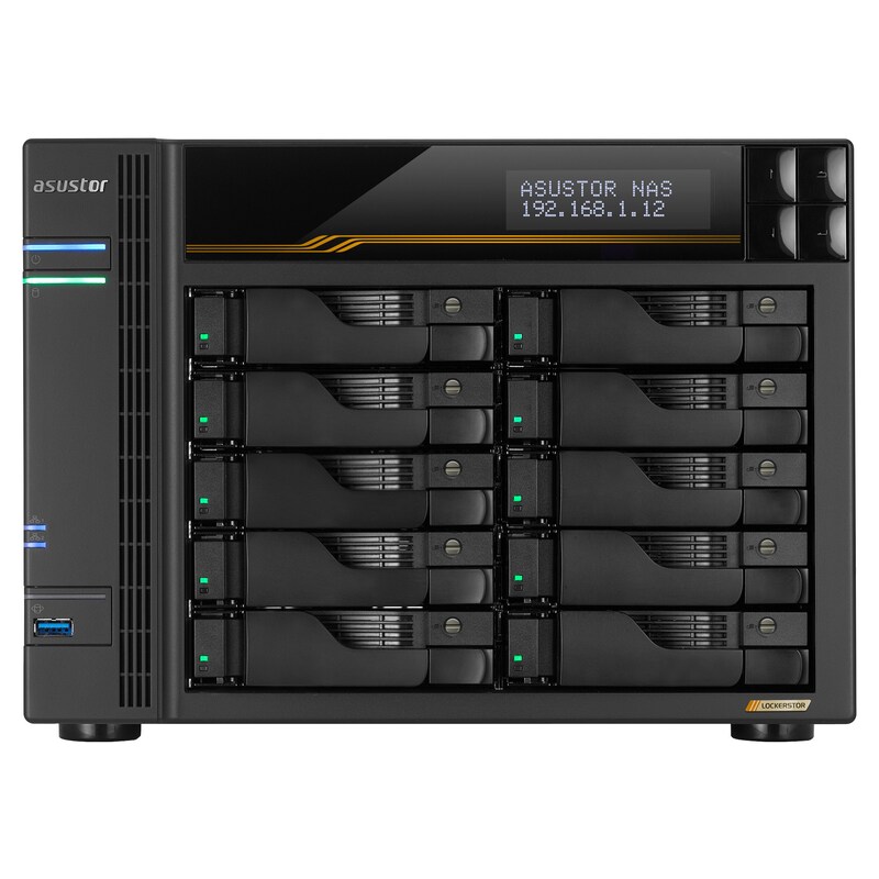 ASUSTOR AS6810T Gen3 Lockerstor 10 NAS System 10-bay