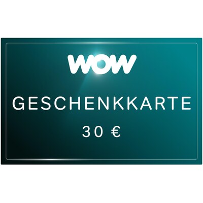 WOW Geschenkkarte 30 EUR DE