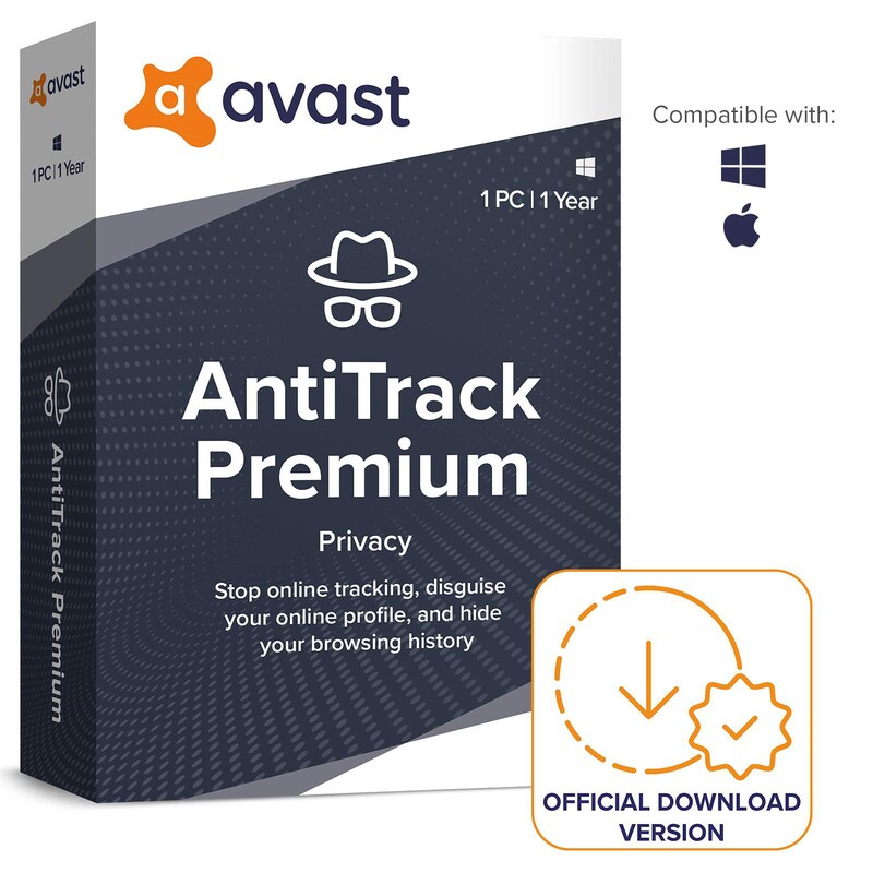 Avast AntiTrack (1 Gerät) - 1 Jahr DE | Download & Produktschlüssel