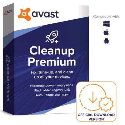 Avast Cleanup Premium (10 Geräte) - 1 Jahr DE | Download & Produktschlüssel