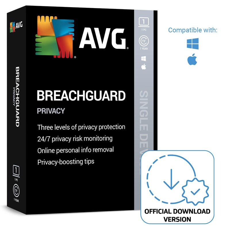 Avast AVG Breach Guard (1 PC) - 1 Jahr DE | Download & Produktschlüssel