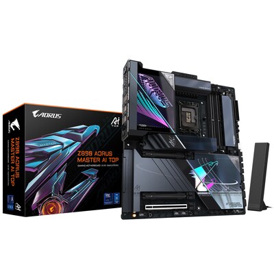 GIGABYTE Z890 AORUS MASTER AI TOP E-ATX Mainboard Sockel 1851 TB4/WIFI7