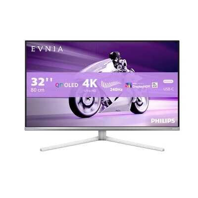 Philips Evnia 32M2N8900 80cm (31.5") 4K OLED Gaming Monitor 16:9 HDMI/DP/USB 240Hz 0.03ms (MPRT) Sync