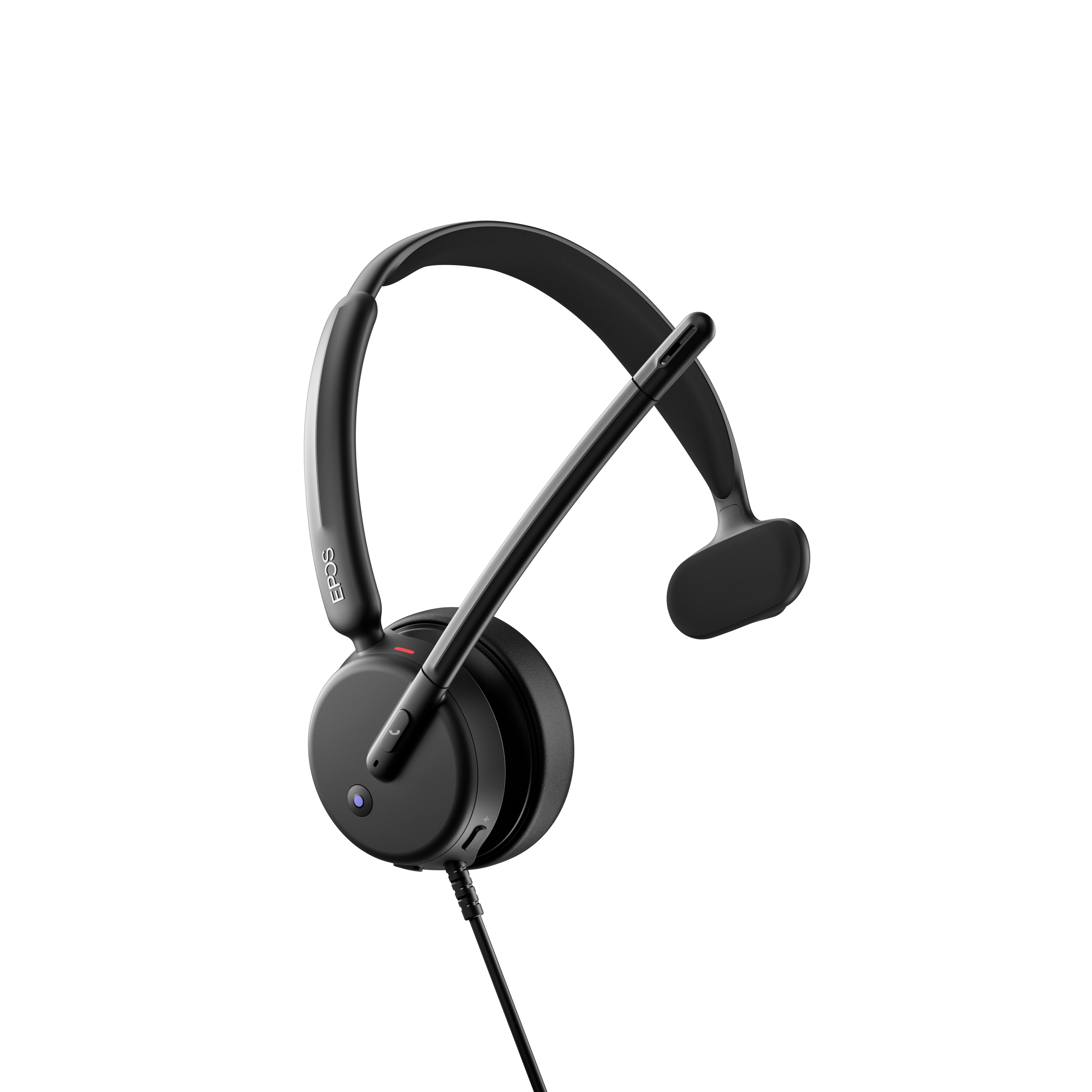 EPOS IMPACT 430T Mono-Headset - MS-Teams-Version, USB-C/-A, EPOS ActiveGard®-Technologie, Einseitiges Busylight, Lift-to-Mute Funktion, Stummschalt-LED am Mikrofon