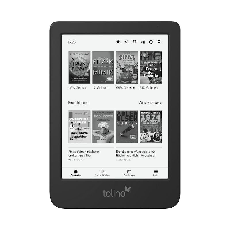 Thalia tolino shine 5. Generation eBook-Reader; 6"-E-Ink-Display