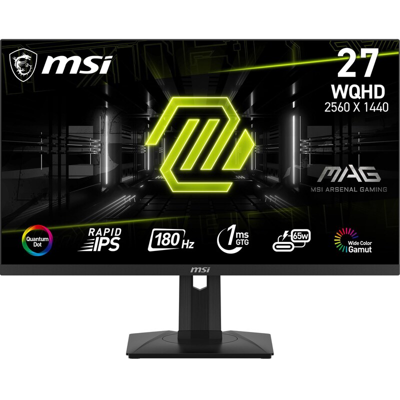 MSI Optix MAG274QRFDE-QD E2 69cm (27") QHD IPS Gaming Monitor 16:9 DP/HDMI 180Hz