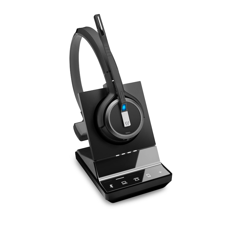 Dual Headset günstig Kaufen-EPOS IMPACT SDW 5035 Mono-DECT-Headset - UC-Version, EPOS ActiveGard®-Technologie, Dual-Konnektivität, Noice Cancelling, Multi-Connect, inkl. Basisstation. EPOS IMPACT SDW 5035 Mono-DECT-Headset - UC-Version, EPOS ActiveGard®-Technologie, D