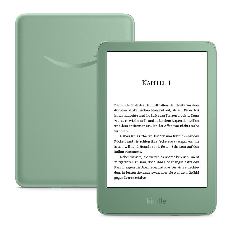 Amazon Kindle 16 GB mit Werbung, matcha grün