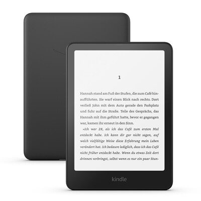 Amazon Kindle Paperwhite 16 GB mit Werbung, schwarz