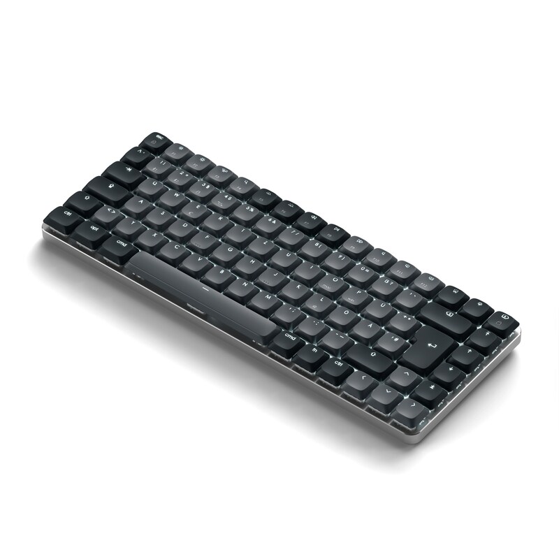 Satechi SM1 Slim Mechanical Backlit Bluetooth Tastatur Dark