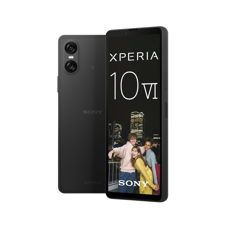 Sony Xperia 10 VI black 5G Dual-SIM Android 14.0 Smartphone XQES54EUKCB.GC