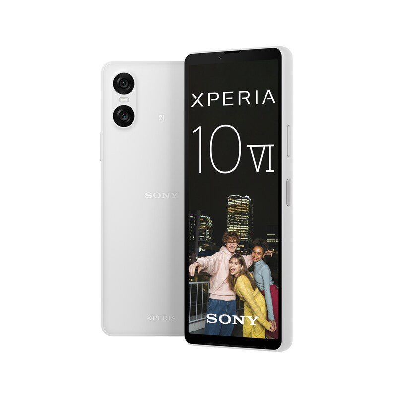 Sony Xperia 10 VI weiß 5G Dual-SIM Android 14.0 Smartphone XQES54EUKCW.GC