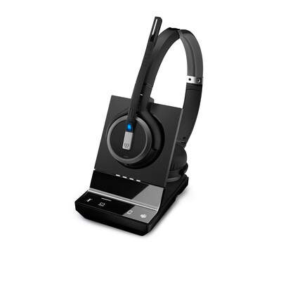EPOS IMPACT SDW 5063T Stereo-DECT-Headset - MS-Teams-Version, EPOS ActiveGard®, Single-Konnektivität, Noice Cancelling, Multi-Connect, inkl. Basisstation