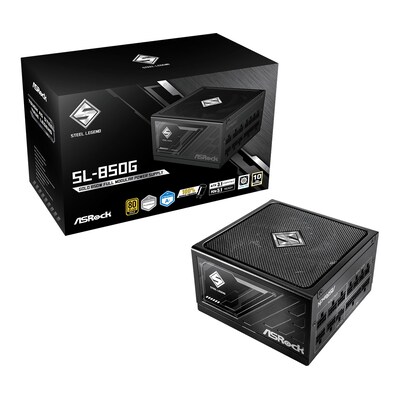 ASRock Steel Legend 850W Gold Gaming Netzteil modular ATX 3.1 PCIe 5.1