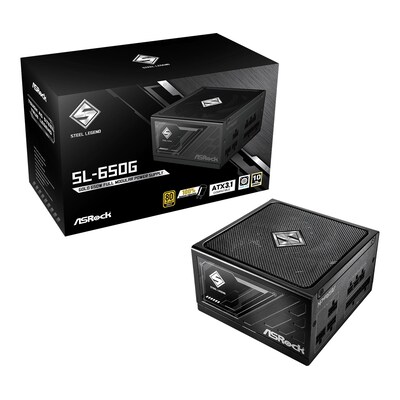 ASRock Steel Legend 650W Gold Gaming Netzteil modular ATX 3.1