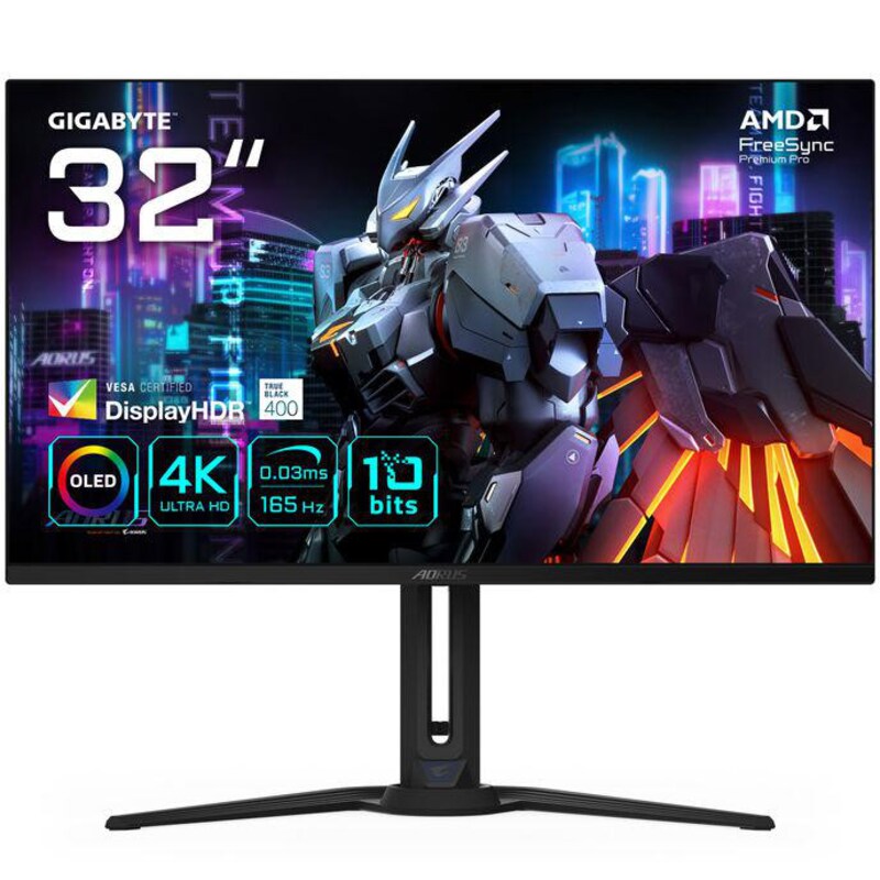 Gigabyte Aorus FO32U 80cm (31,5") 4K OLED Gaming Monitor 16:9 HDMI/DP/USB-C 165Hz 0,03ms