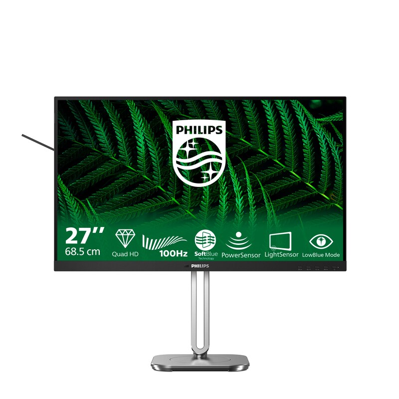 Philips 27B2G5500 68,6cm (27") QHD IPS Business Monitor 16:9 HDMI/DP 100Hz 4ms (MPRT) Sync