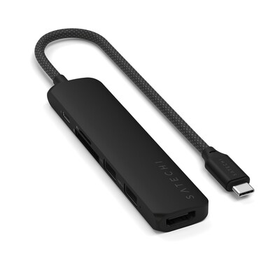 Satechi USB-C 6-in-1 Slim Multiport Adapter Schwarz