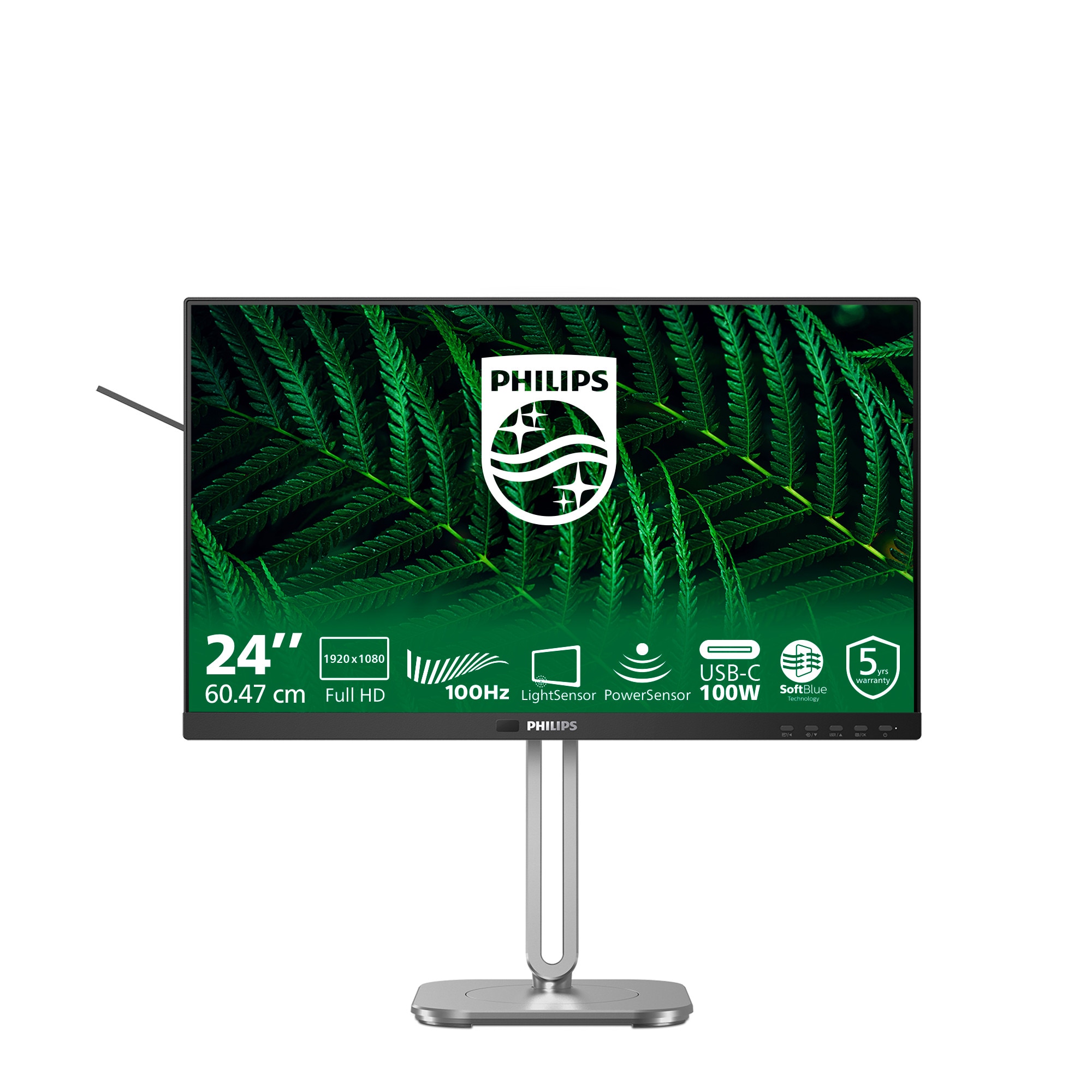 Philips 24B2G5301 23.8 Zoll Full HD IPS Panel 16:9 100 Hz Monitor