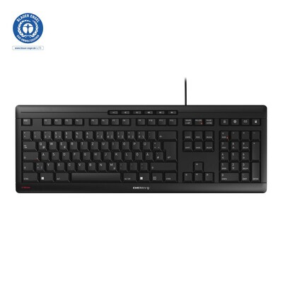 Cherry STREAM KEYBOARD 2019 USB-A, Schwarz - Kabelgebundene Tastatur