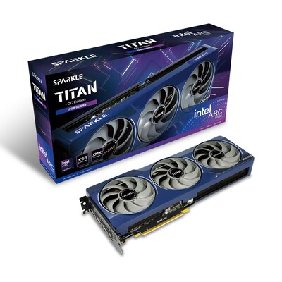 SPARKLE Intel Arc B580 Titan OC 12GB GDDR6 Grafikkarte 1x HDMI 3x DP