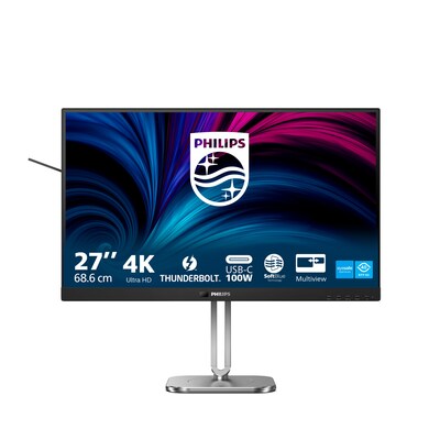 Philips 27B2U6903 68,8cm (27") 4K UHD IPS Office Monitor 16:9 HDMI/DP/USB/TB4 PD100W 60Hz 4ms