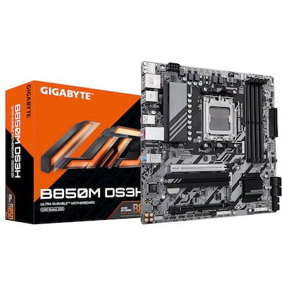 GIGABYTE B850M DS3H mATX Mainboard Sockel AM5 HDMI/DP