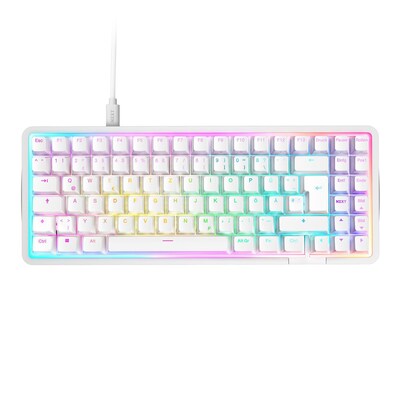 NZXT Function Elite MiniTKL Gaming Tastatur White ARGB