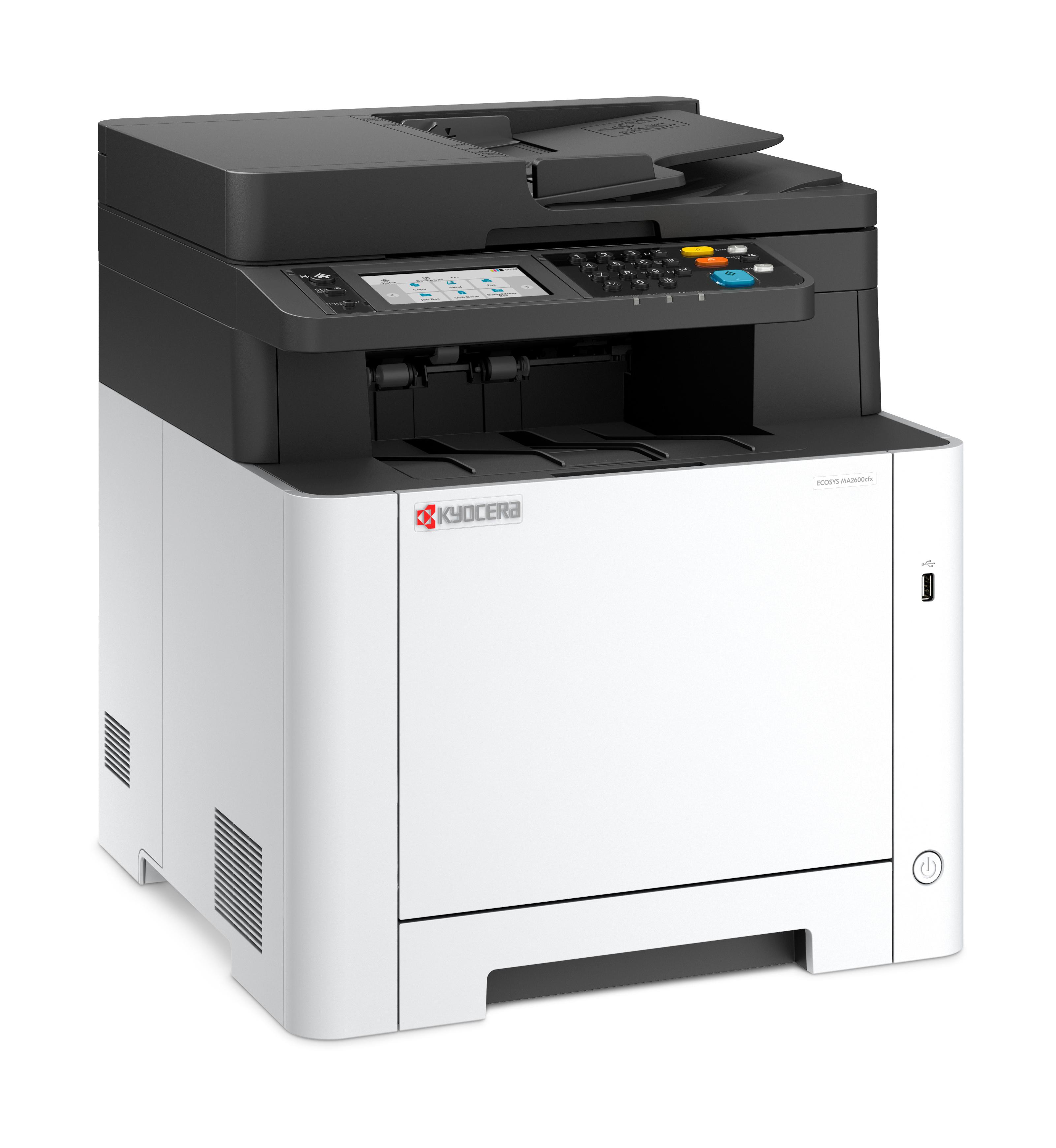 Kyocera ECOSYS MA2600cfx/Plus Farblaserdrucker Scanner Kopierer Fax LAN inkl. 3Jahre VOS