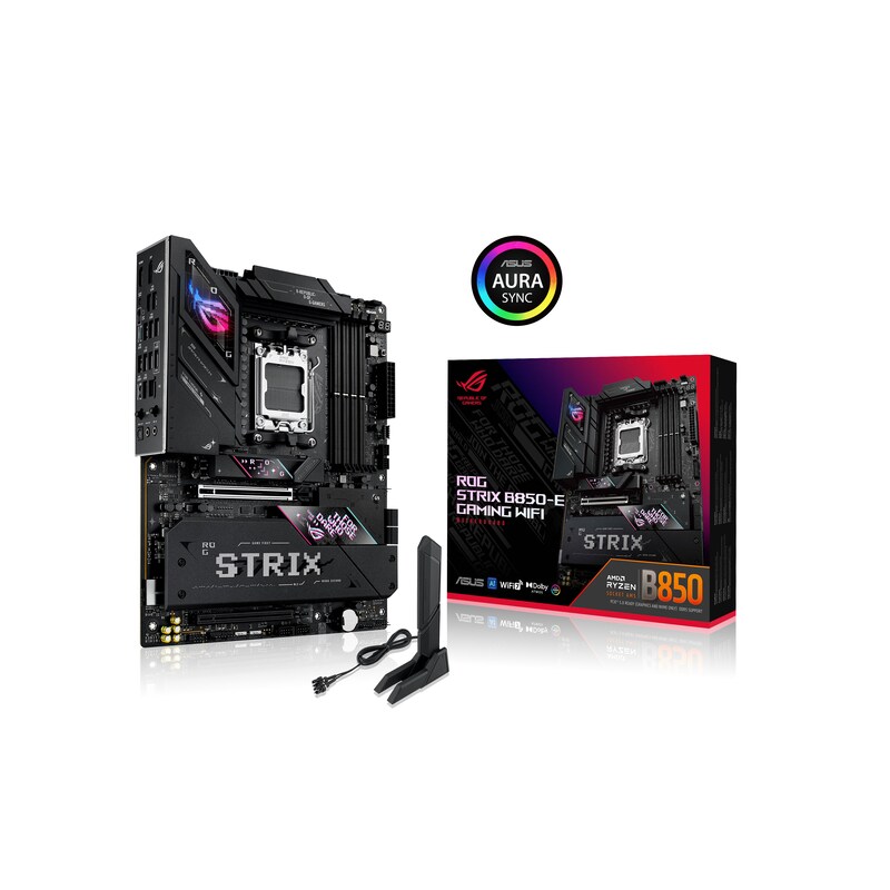 ASUS ROG STRIX B850-E GAMING WIFI ATX Mainboard Sockel AM5 DP/HDMI/USB-C