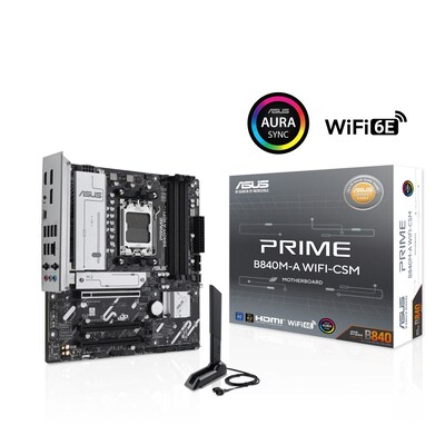 ASUS PRIME B840M-A WIFI mATX Mainboard Sockel AM5 DP/HDMI/USB-C