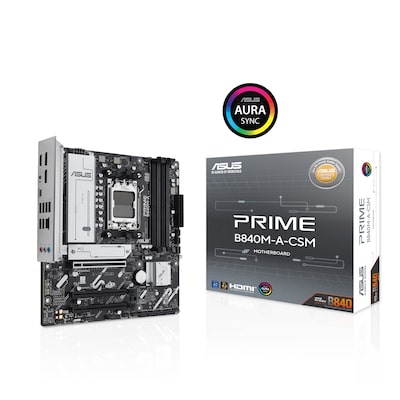 ASUS PRIME B840M-A-CSM mATX Mainboard Sockel AM5 DP/HDMI/USB-C