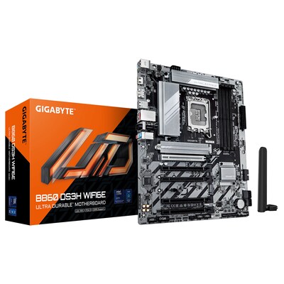 GIGABYTE B860 DS3H WIFI6E ATX Mainboard Sockel 1851 DP/HDMI