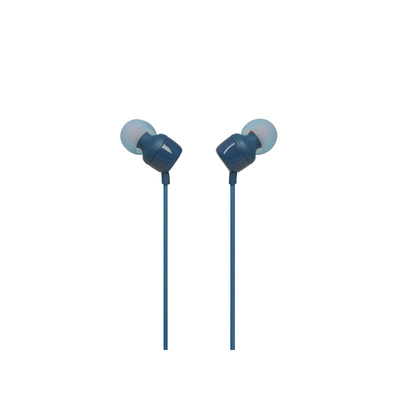 110 m günstig Kaufen-JBL T110 blau - In Ear-Kopfhörer mit Mikrofon. JBL T110 blau - In Ear-Kopfhörer mit Mikrofon <![CDATA[• Typ: In-Ear Kopfhörer - geschlossen • Farbe: blau • Besonderheiten: Headsetfunktion - Aut. Stummschaltung - Integrierte Fernbedienung • Y-Kab